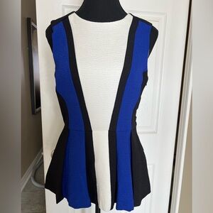 H&M Peplum Sleeveless Top Size 8
